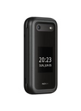 2660 Flip Dual Sim Feature Phone Blue 48MB RAM 128MB 4G - International Version in Black Color