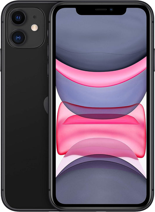 Renewed - iPhone 11 With FaceTime Black 128GB 4G LTE